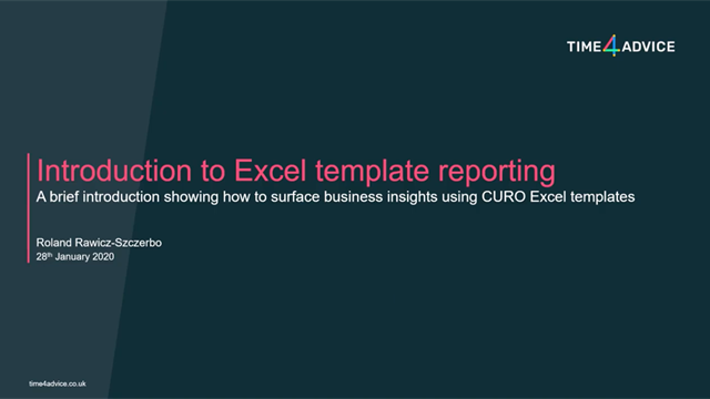 AnintroductiontoExcelTemplatereportinginCURO